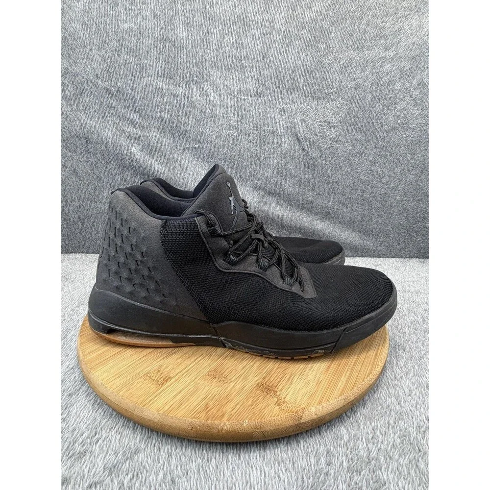 Jordan Academy Shoes Mens Size 12 Black Gum Basketball Sneakers 844515-011